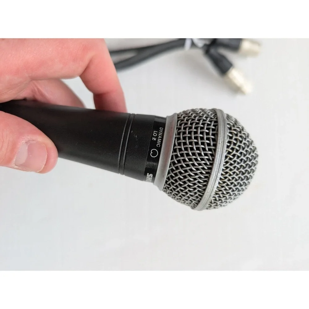 READ Shure SM48 Dynamic Wired Professional Microphone UNTESTED AS-IS